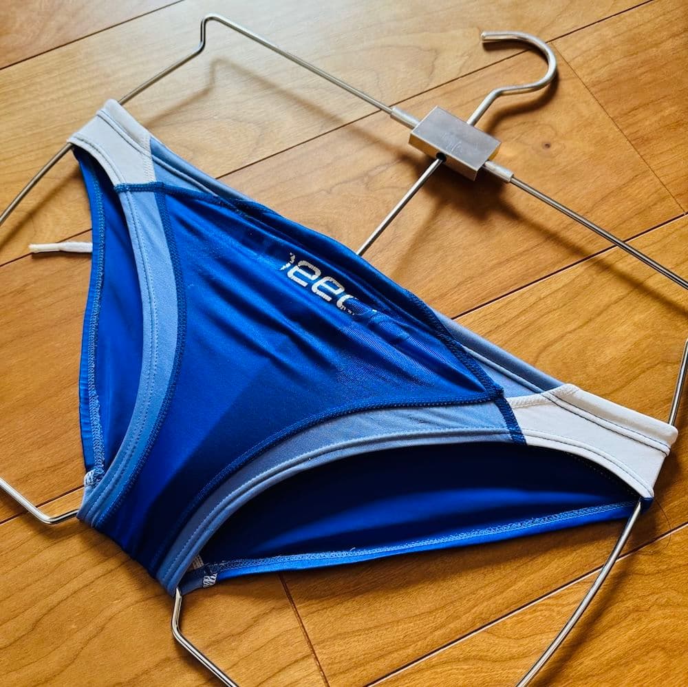 SPEEDO アクアスペック RQ632 ブルー×ホワイト　Mサイズ 競パン