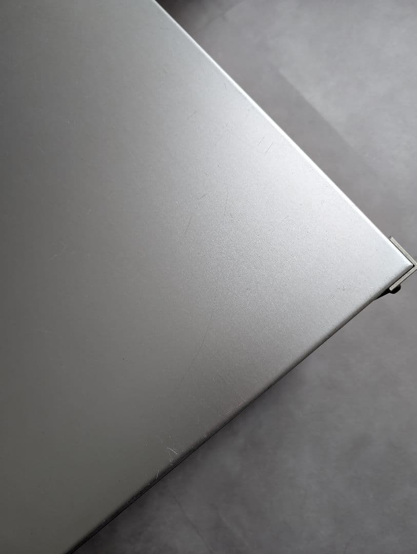 2000's 廃盤/無印良品 アルミサイドテーブルワゴン 鈴木敏彦デザイン