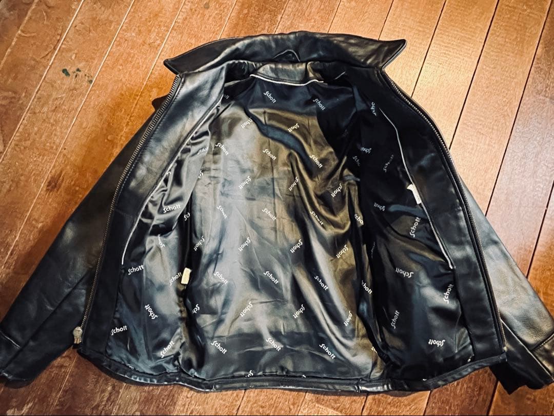 Schott AT101 34ショット シングルライダースジャケット USA製