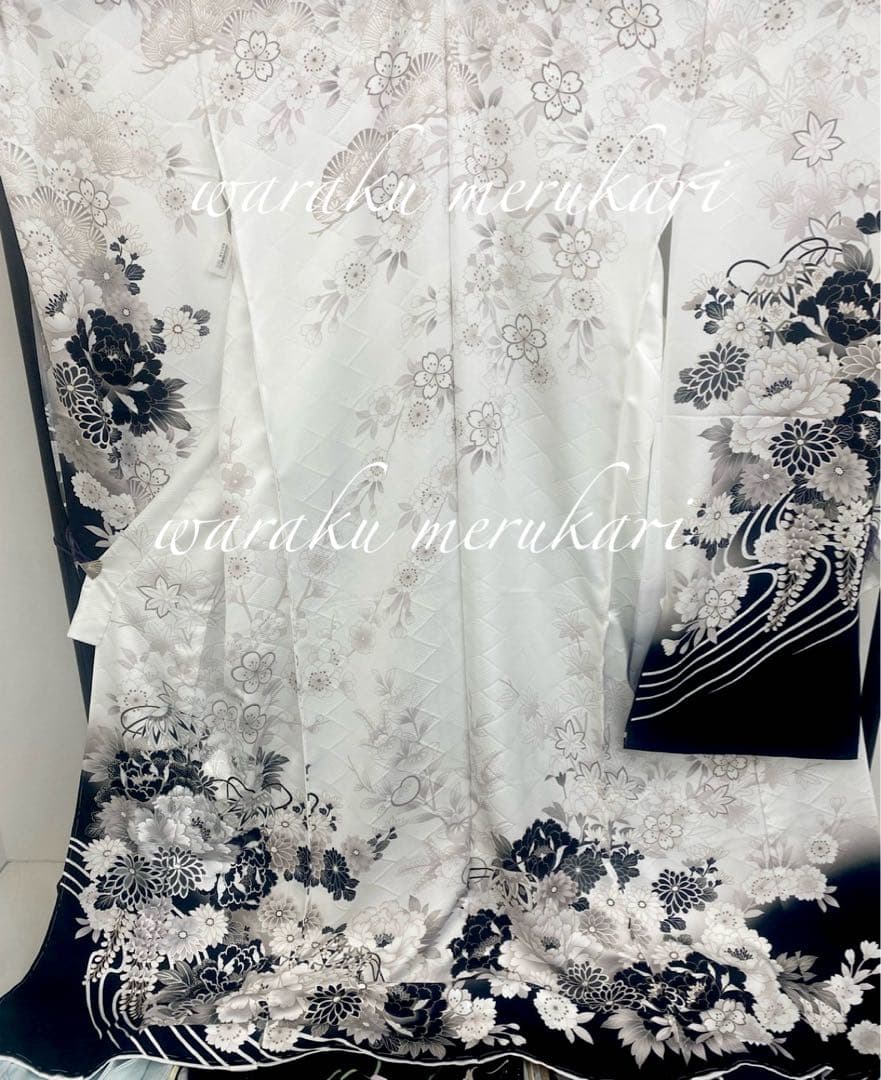 ♦︎豪華絢爛♦︎成人式♦︎牡丹桜菊紋様♦︎豪華刺繍♦︎銀彩加工♦︎フルオーダー