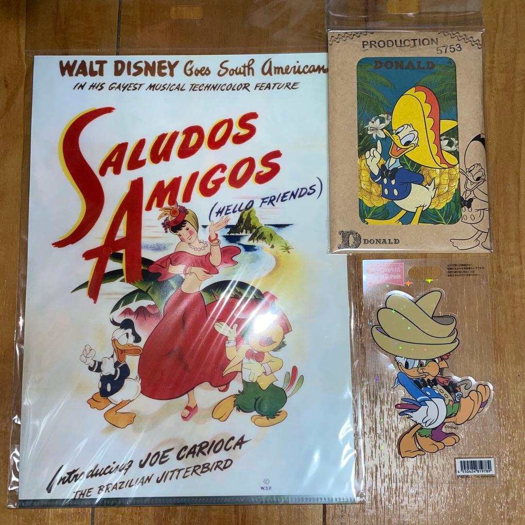 ディズニー　三人の騎士　クリアファイル　ポストカード