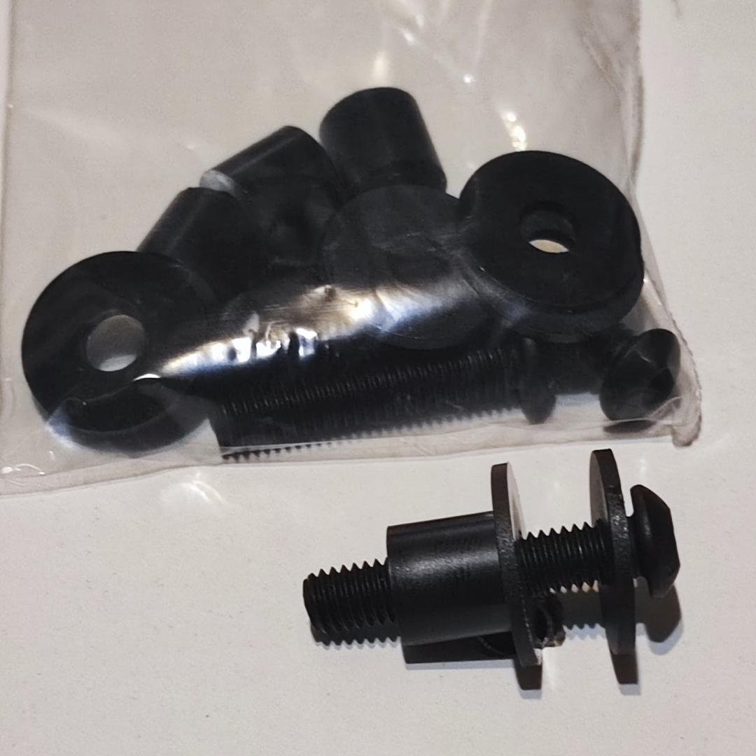 VStrom ロングシールド クリア3 Vストローム250SX+油温計