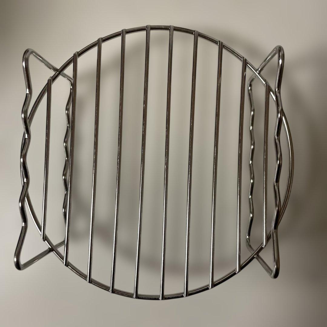 ◆中古品◆ホワイト 電気フライヤー 2つの温度設定　13-624