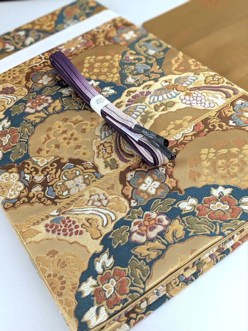 ぱ*ぴ様 正絹西陣織伝統工芸士フォーマル鳳凰雪輪文様