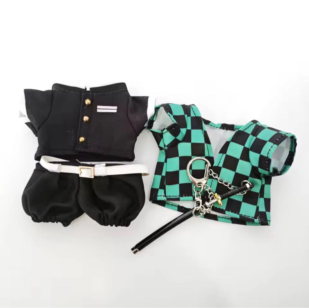 Labubuラブブ 15〜17cm用 和風隊服風コスチューム 8点セット