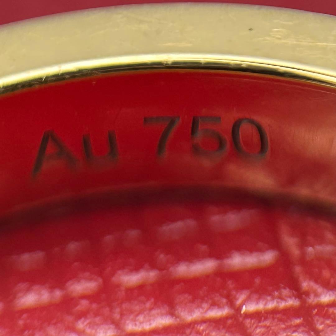 【保証書・箱付き】 カルティエ　Cドゥ エングレーブド　リング　ダイヤ　PG