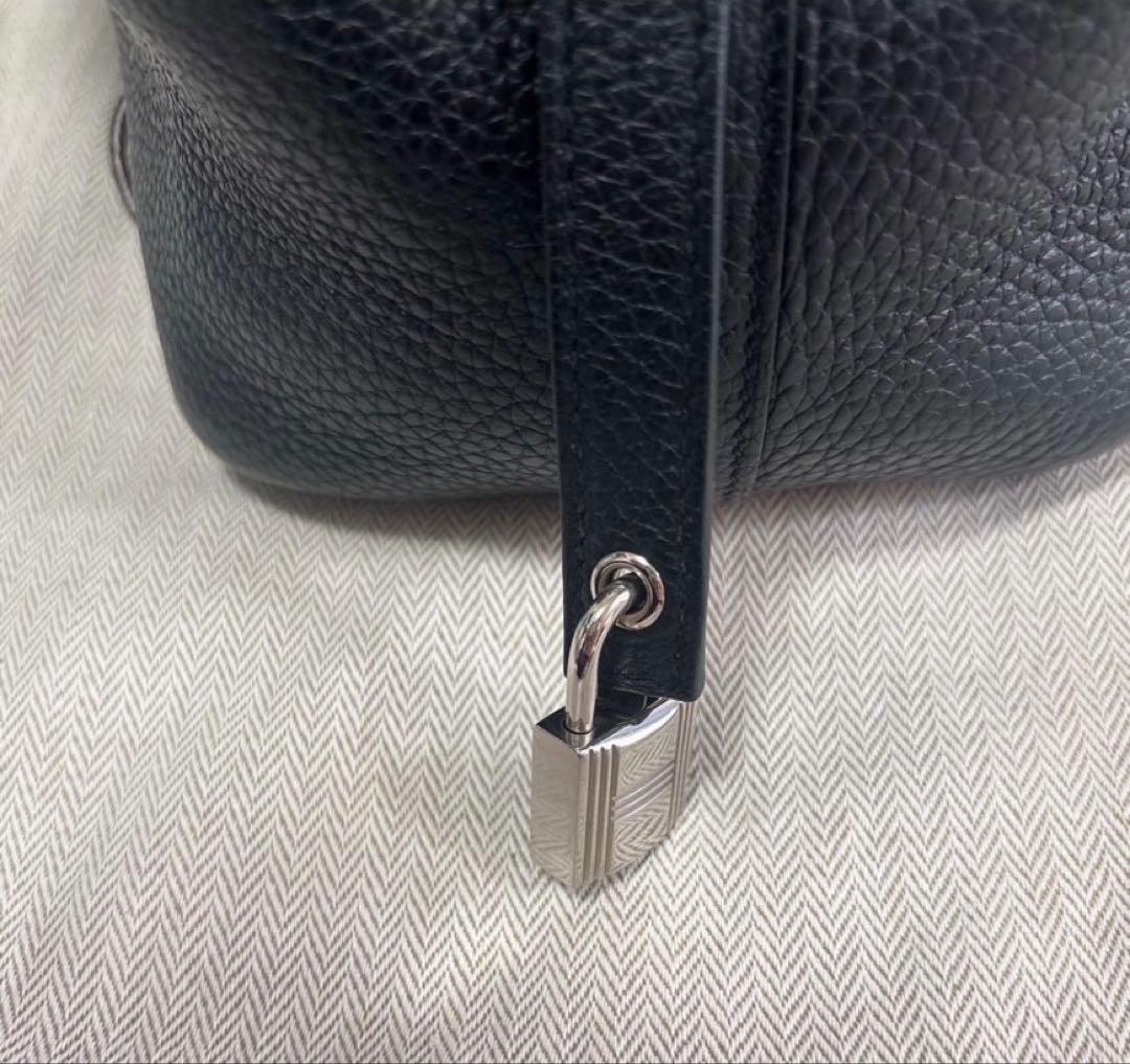 エルメス　ピコタンロックPM ノワール　Sliver金具 Y刻印　美品