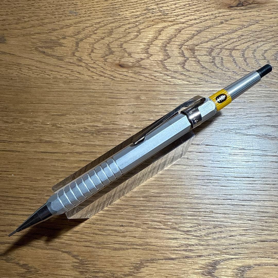 廣瀬鐵筆堂 六角軸 アルミ PG5カスタム クリップ付き