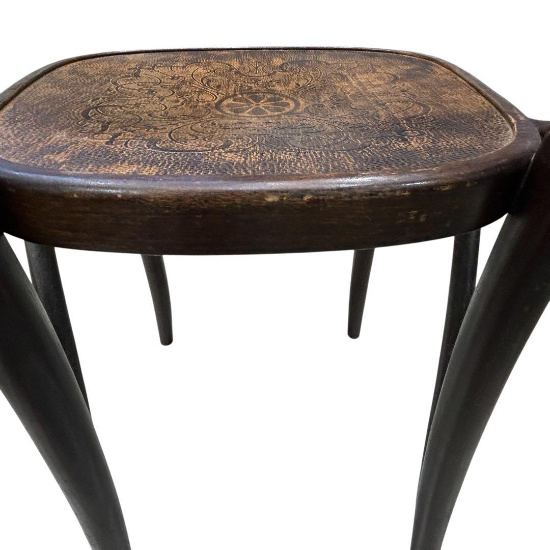 激レアアンティークTONベントウッドチェア パネルバック2脚 価値の解る方に!