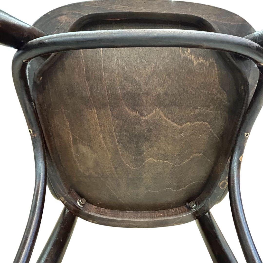 激レアアンティークTONベントウッドチェア パネルバック2脚 価値の解る方に!