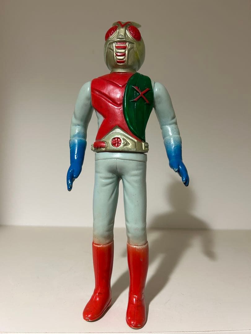 全長約23cm 大変希少なデカい　無版権　仮面ライダー　当時物　パチ　70年代