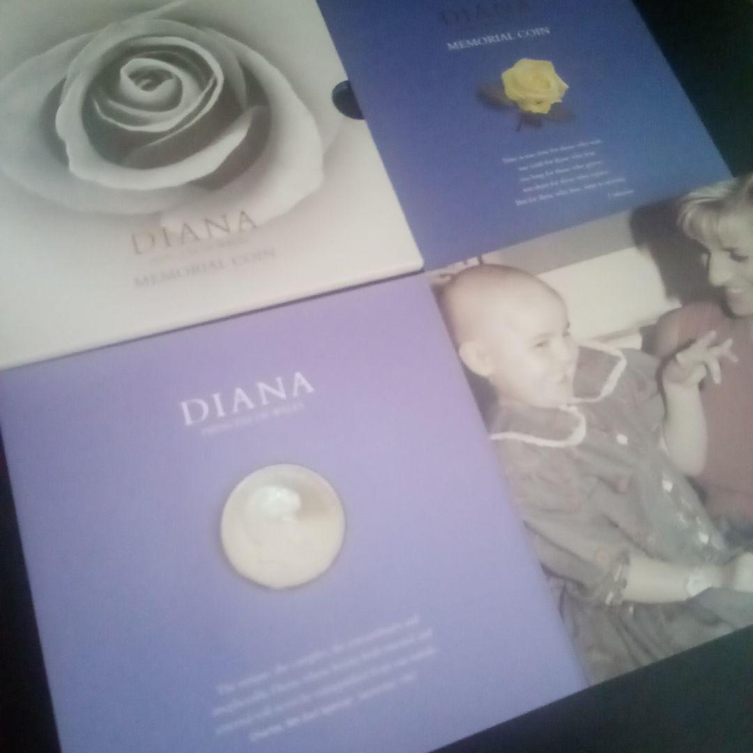 ダイアナ妃追悼記念 ５ポンド プルーフ白銅貨幣