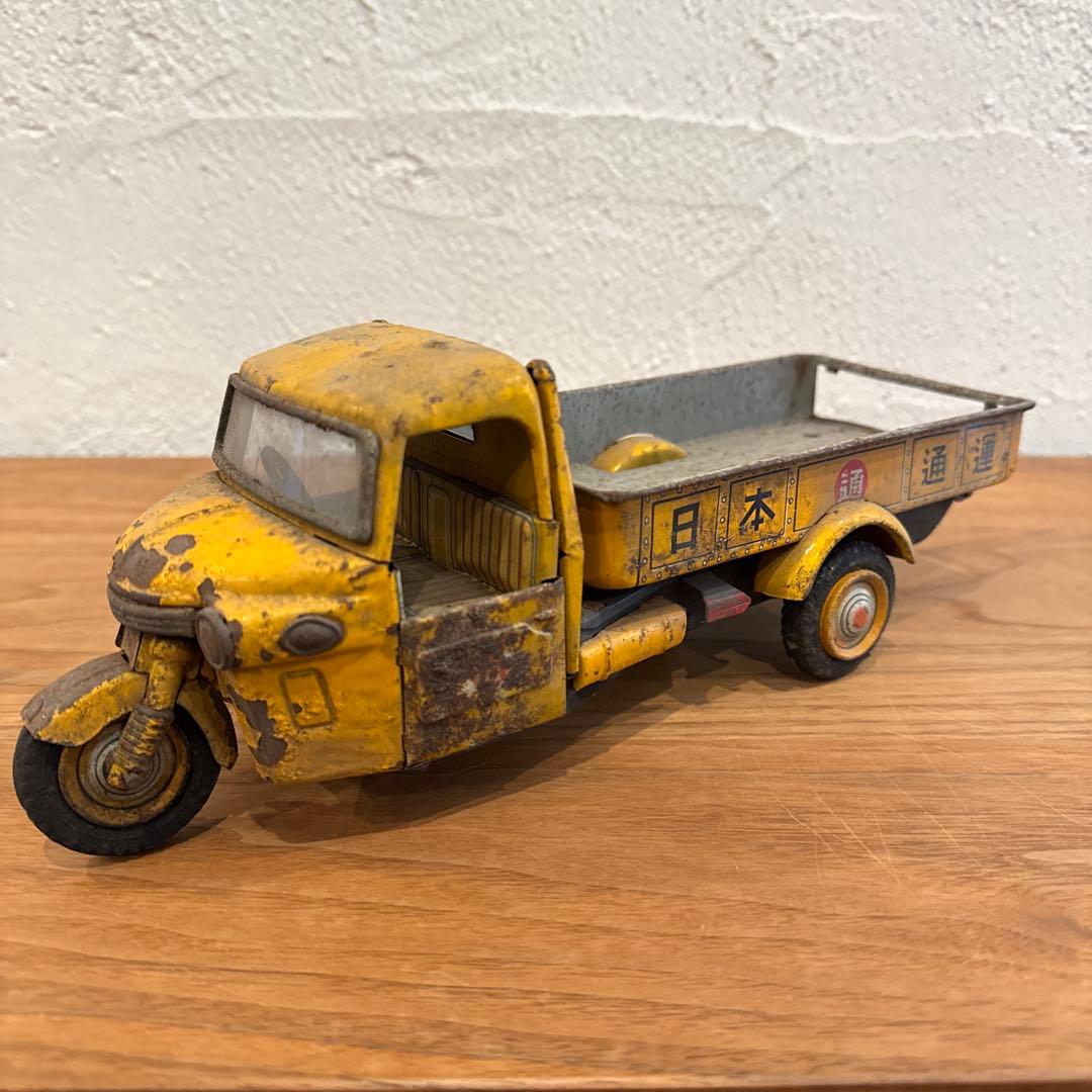 バ*ト様 野村トーイ 日本通運 三輪トラック ブリキ 当時物