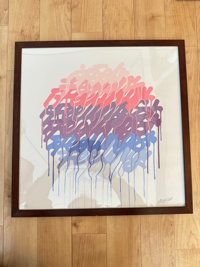 額装済み \"Feelings\" リカルド・ゴンザレス ポスター