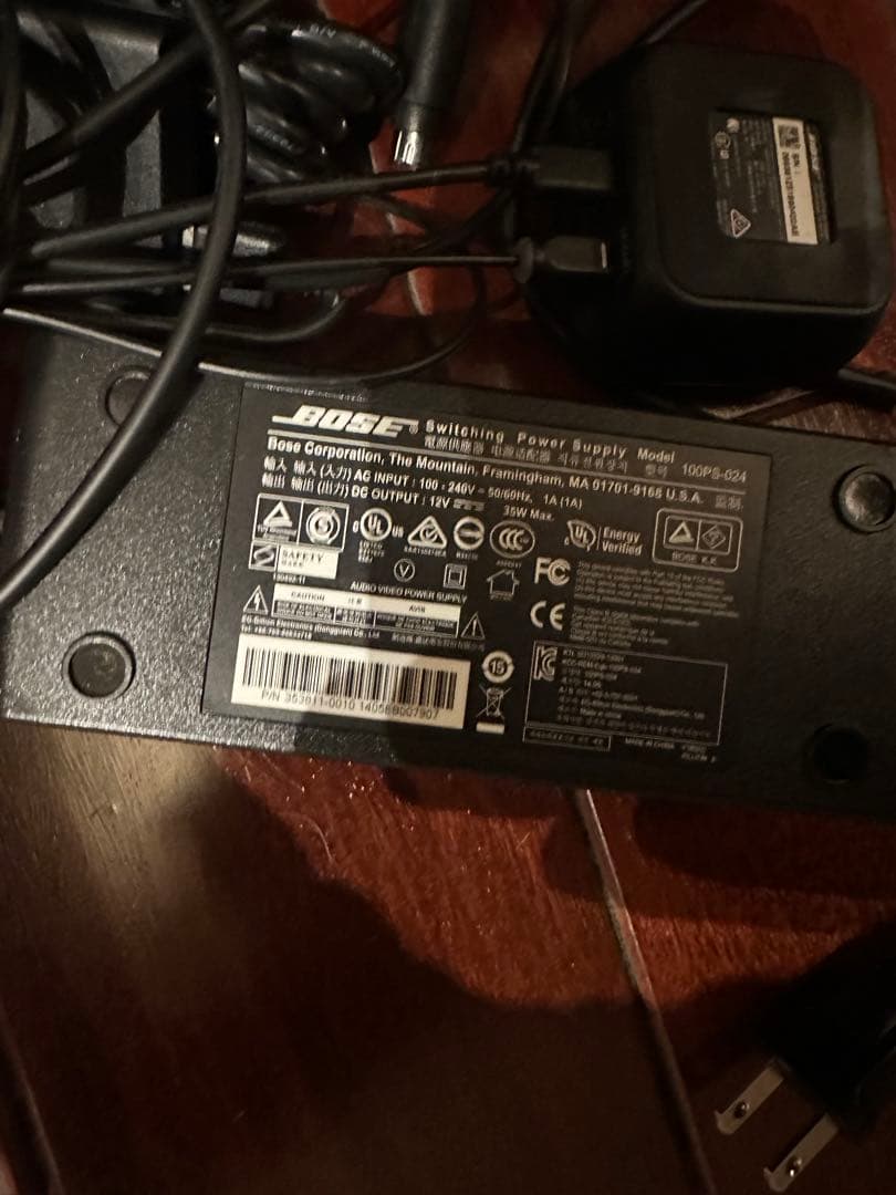 Bose SoundTouch サウンドバー、ウーハー、付属品