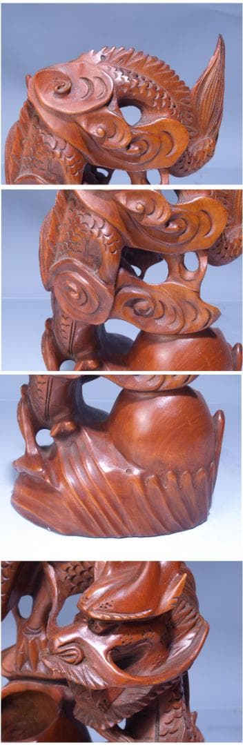 民間仕入れ品　中国清時代 　置物I0538A11-3