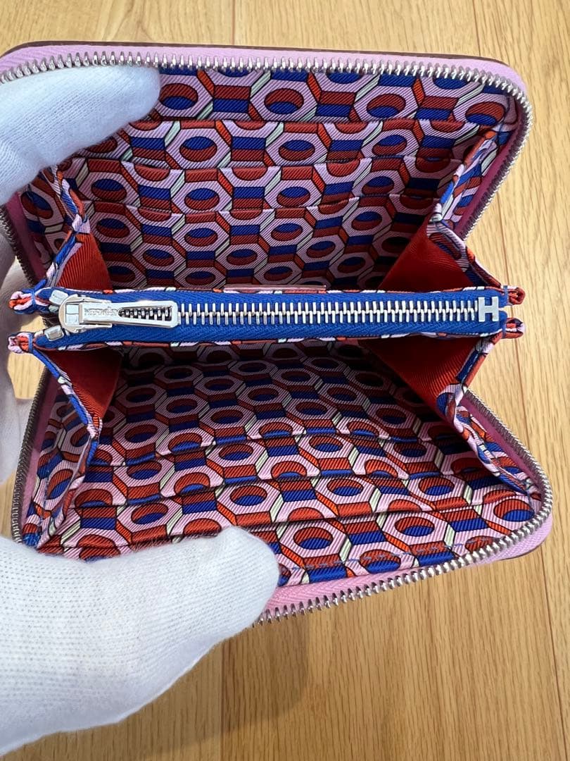 新品　HERMES エルメス　アザップ　シルクインコンパクト　モーヴシルベストル