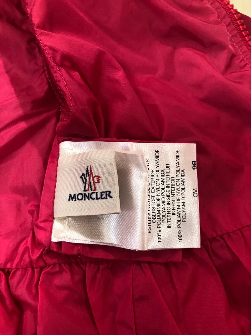 新宿伊勢丹モンクレール フリル ピンクジャケット98cm