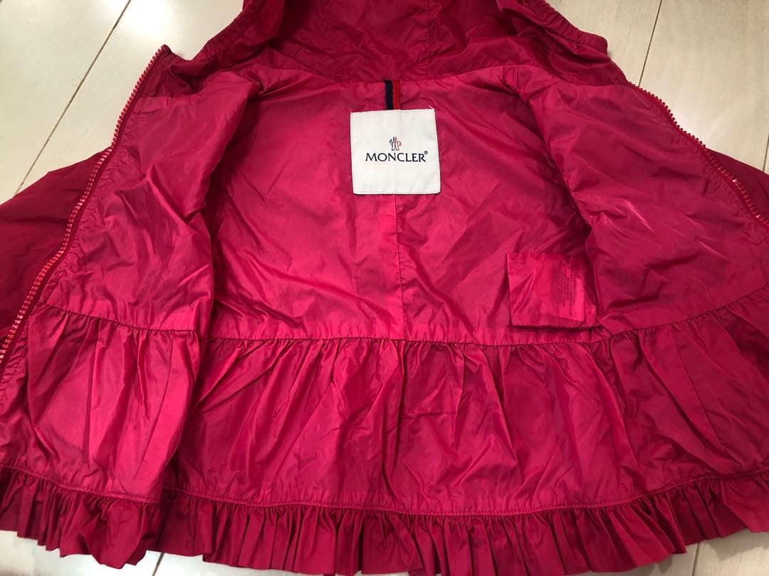 新宿伊勢丹モンクレール フリル ピンクジャケット98cm