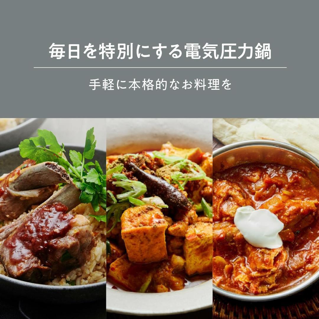 Re・De Pot 電気圧力鍋 2L PCH-20LR Red レッド