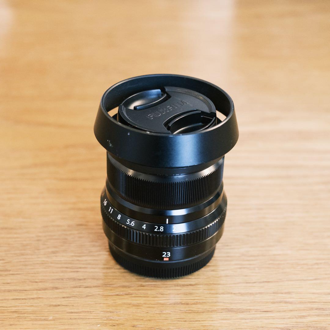 【美品】XF23mmF2 R WR 純正レンズフード付