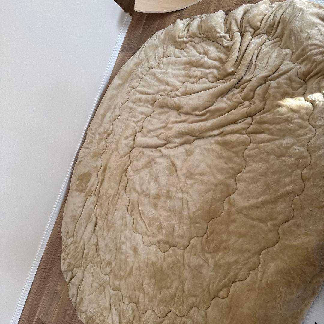 【mappy様】ニトリ こたつテーブル ホワイト 楕円形 木製脚