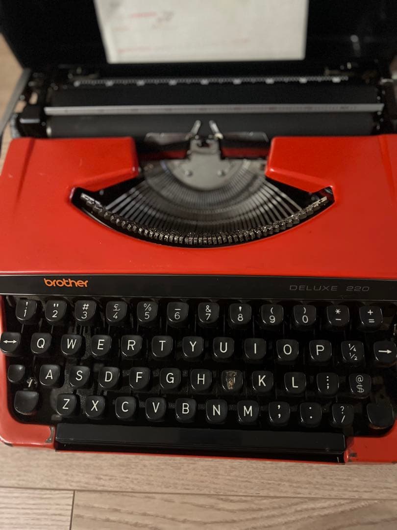 希少✨Typewriter Brother Deluxe 220 タイプライター