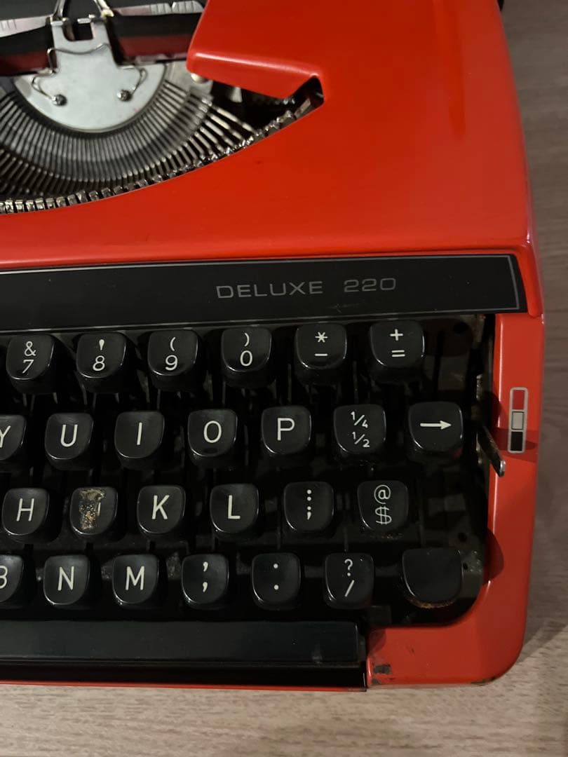 希少✨Typewriter Brother Deluxe 220 タイプライター