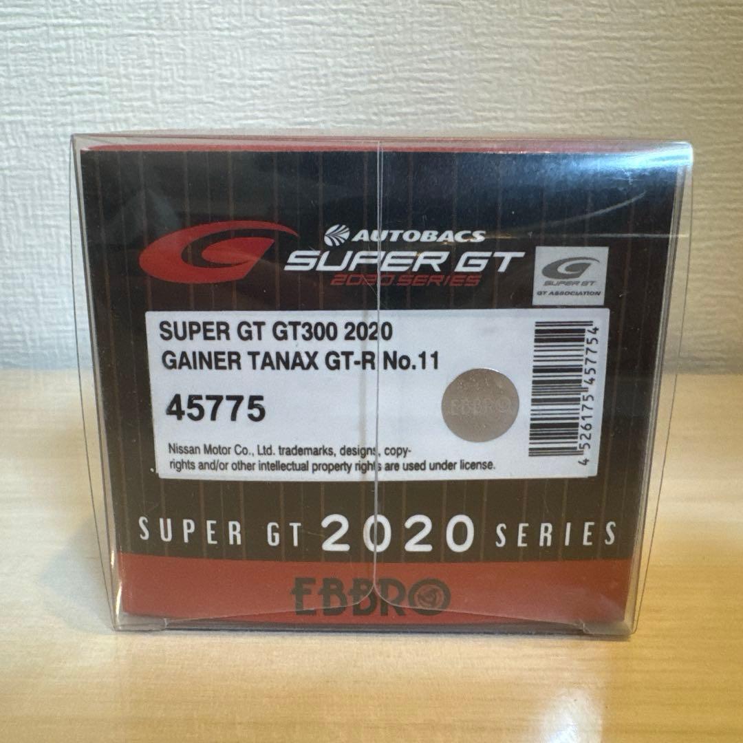 エブロ 1/43 2020 ゲイナー TANAX IMPUL GT-R GT3