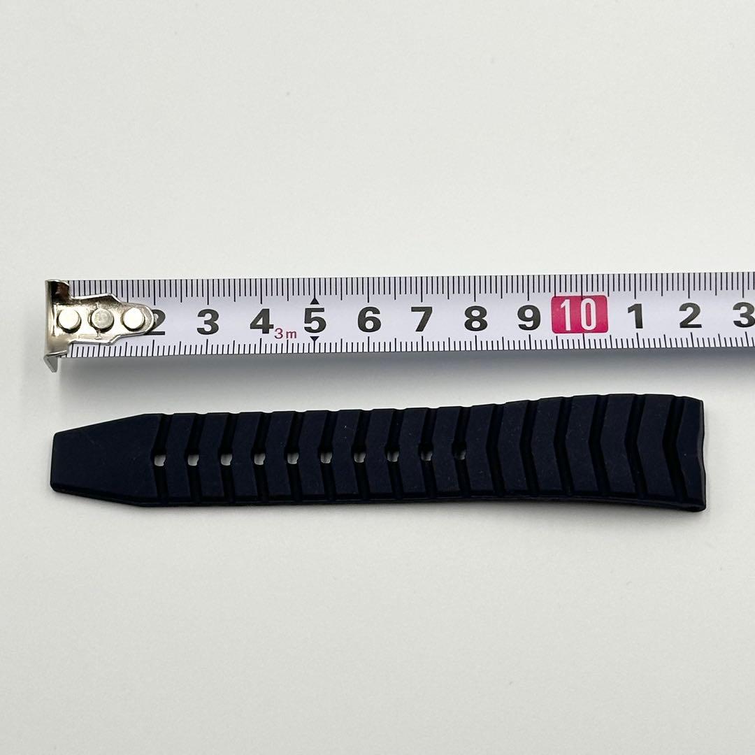 グランドセイコー 純正 交換用 ラバーベルト 約21mm ネイビー