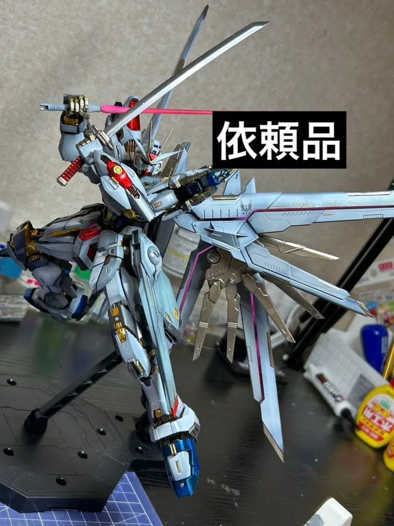 依頼品 MGEX ストライクフリーダム (海外製キット使用) 全塗装完成品