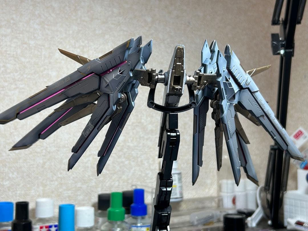 依頼品 MGEX ストライクフリーダム (海外製キット使用) 全塗装完成品