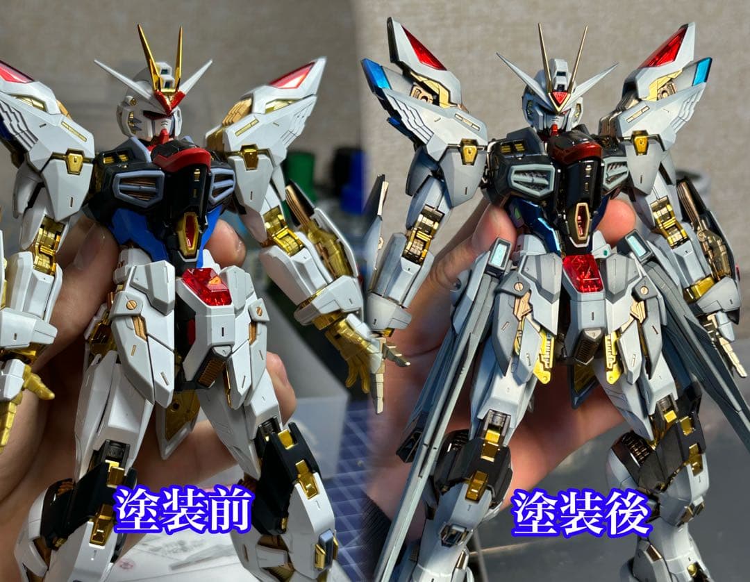 依頼品 MGEX ストライクフリーダム (海外製キット使用) 全塗装完成品