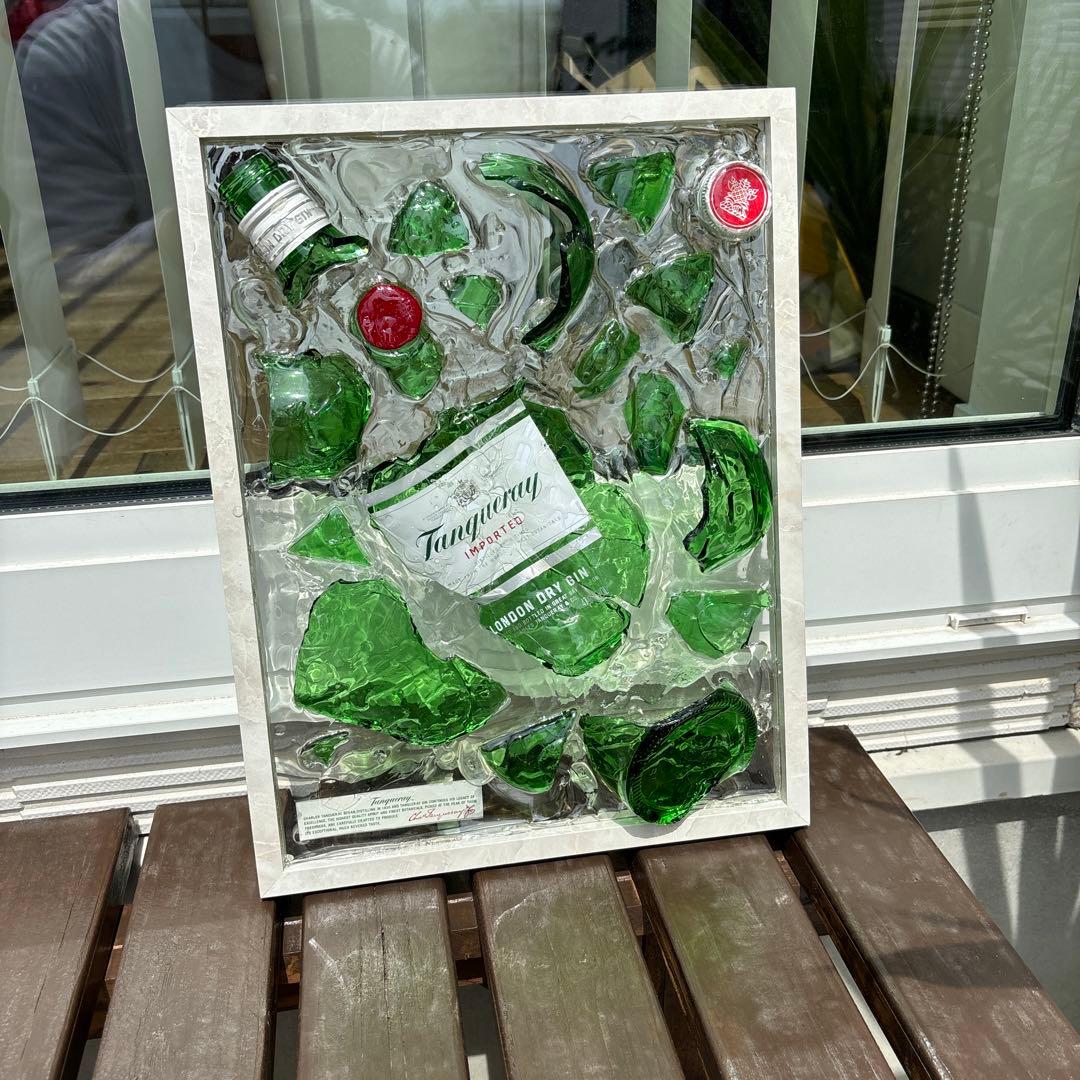 ジン   タンカレー  ジントニック 壁掛け アート