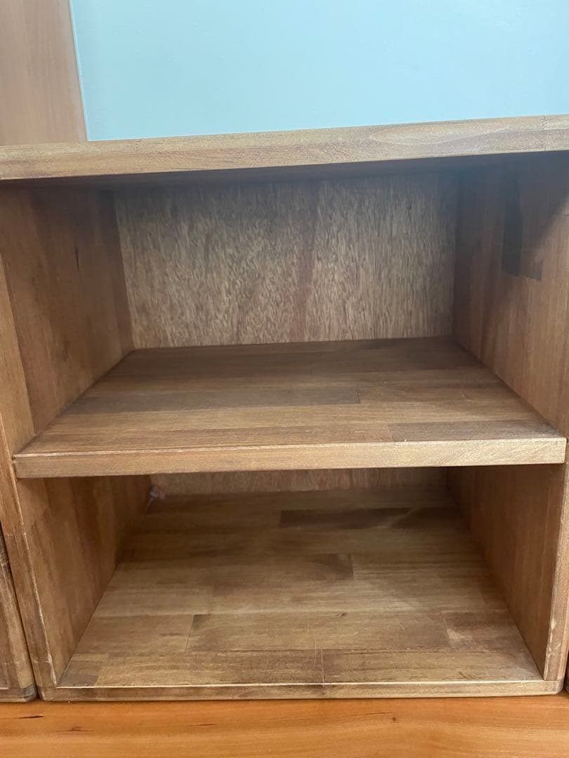 無垢材のユニットボックス⭐︎ オープンシェルフ