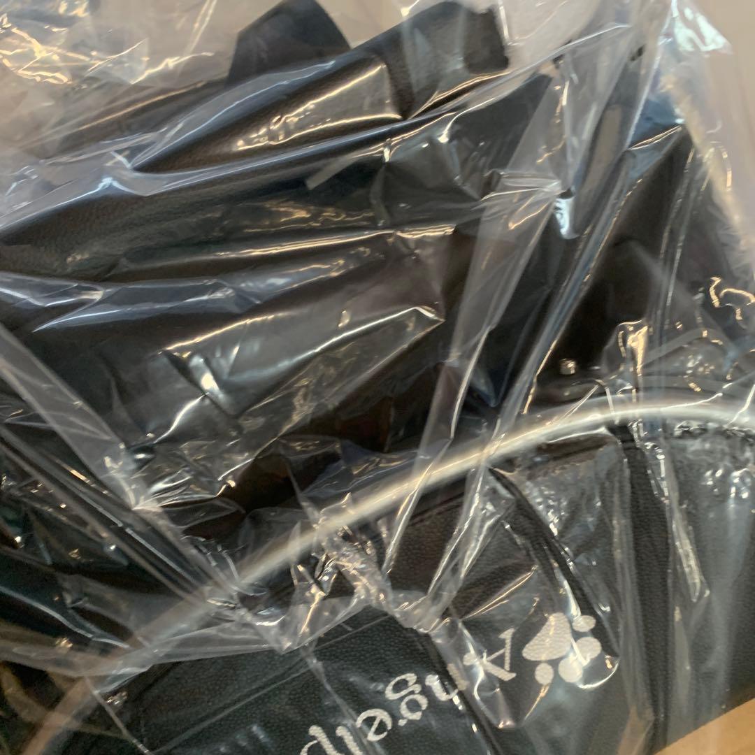 Angelpet ペットカート 分離型 犬用 バギー いぬ用 4輪 ブラック