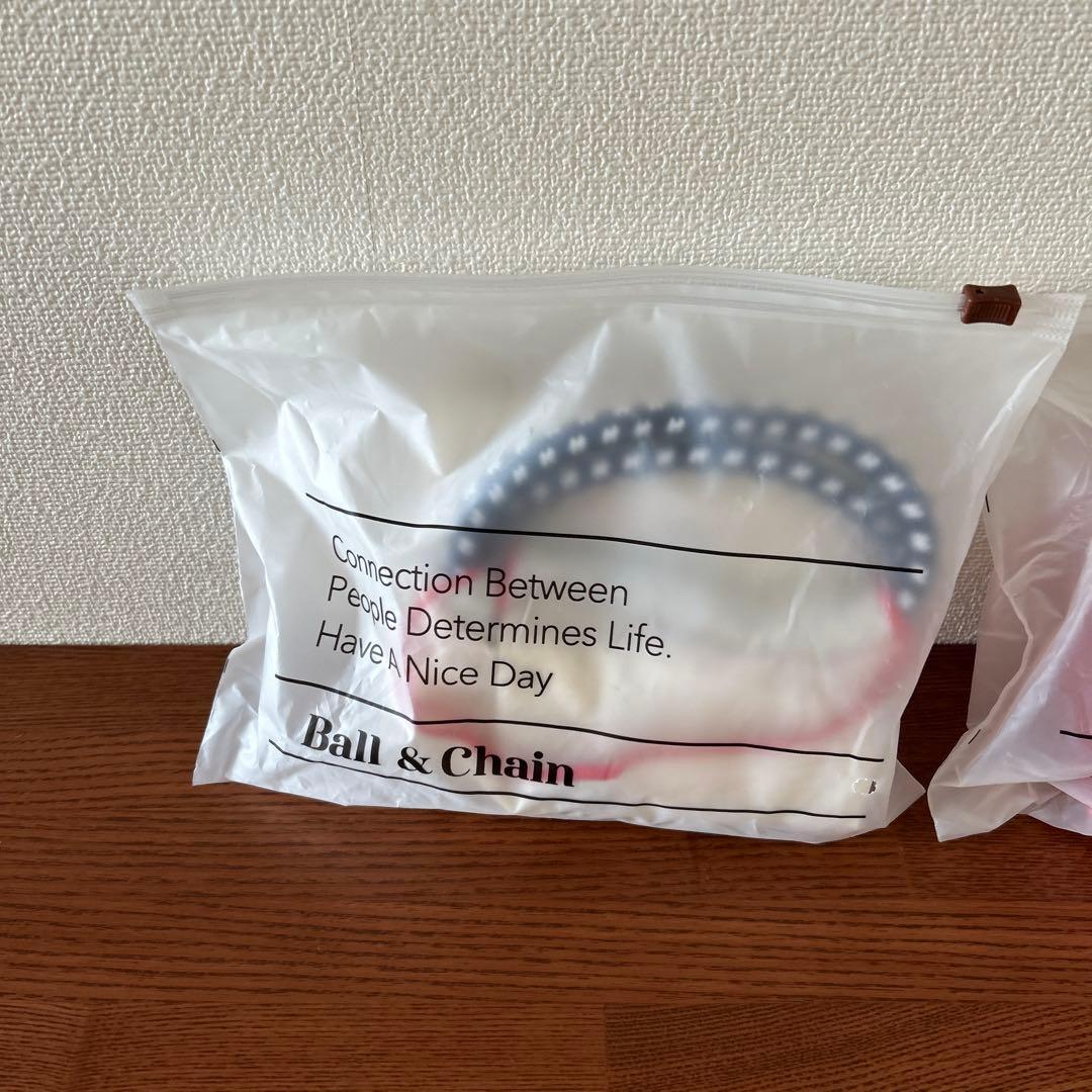 新品　ボールアンドチェーン 不二家 ペコちゃん ミルキー MSサイズ　レッド