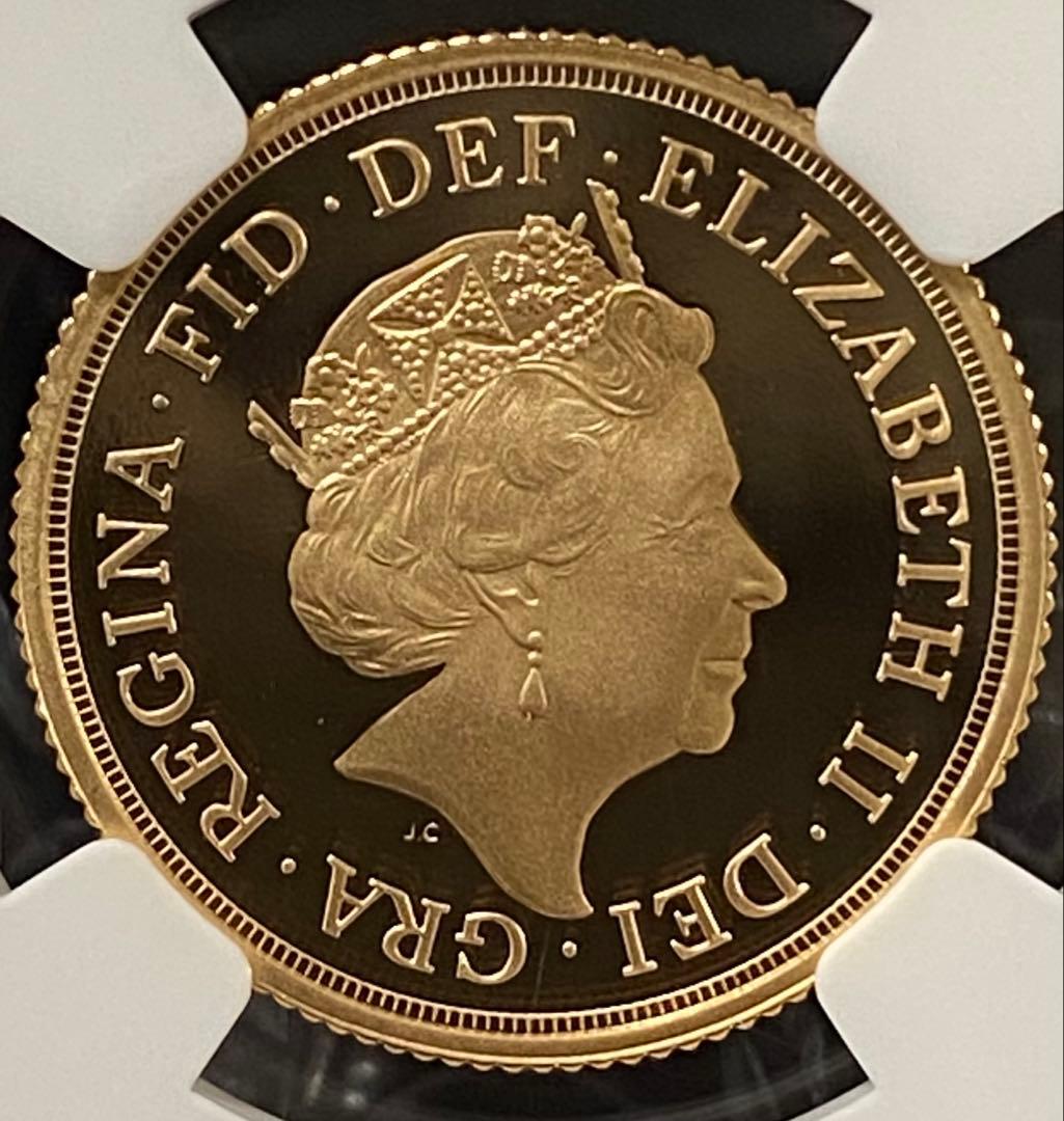 ☆最高鑑定☆2015年 1ソブリン金貨 NGC PF 70 UC