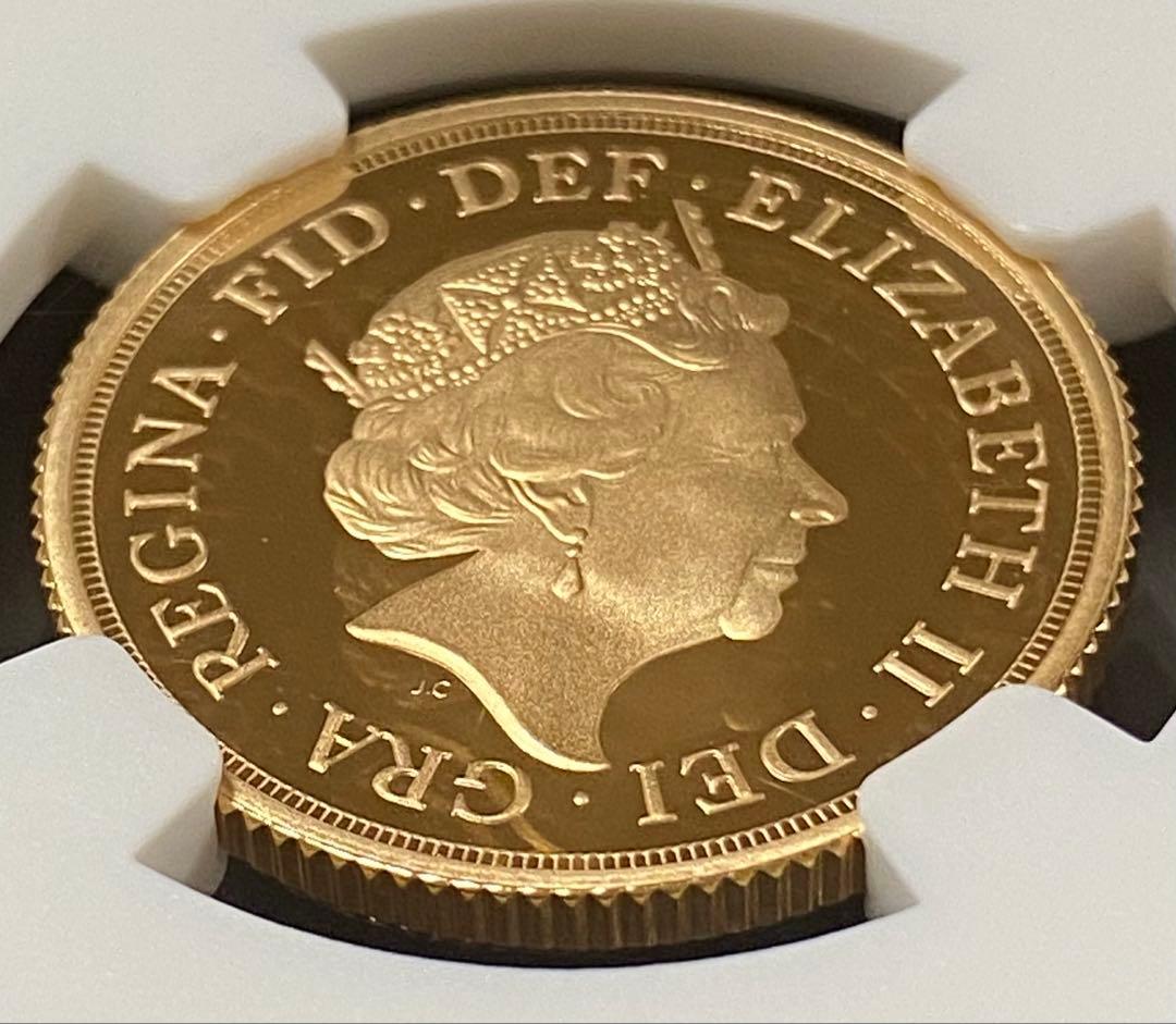 ☆最高鑑定☆2015年 1ソブリン金貨 NGC PF 70 UC