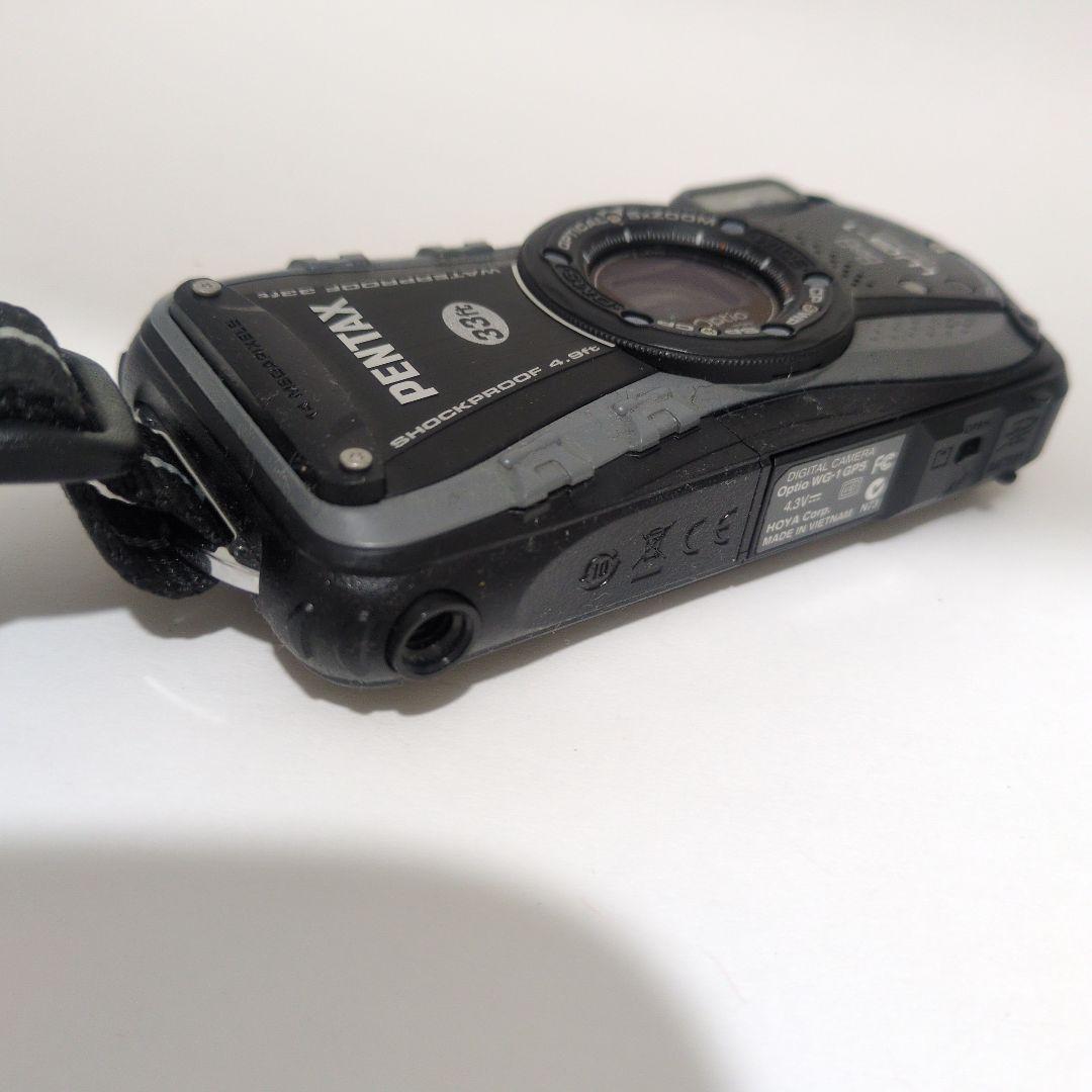 【防水カメラ】PENTAX Optio WG-1 GPS ブラック×グレー