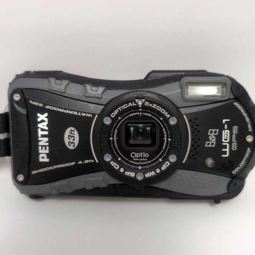 【防水カメラ】PENTAX Optio WG-1 GPS ブラック×グレー