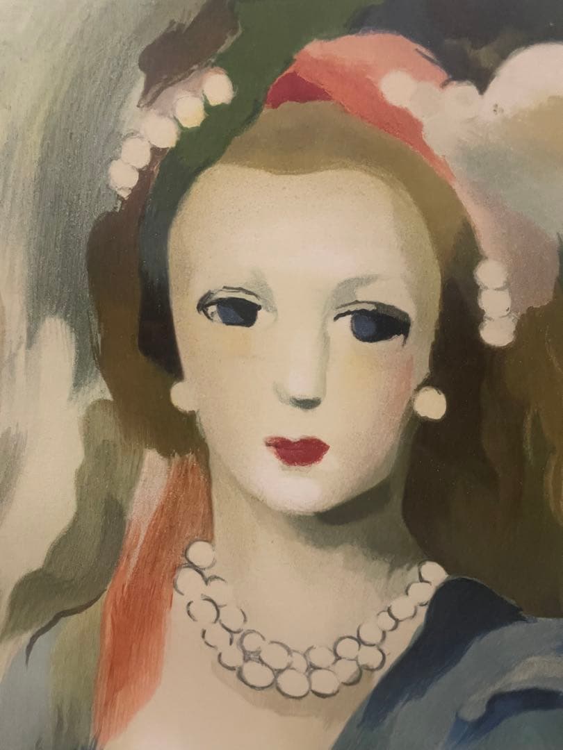 マリー•ローランサン　リトグラフ　作品名　婦人　エディション50/100