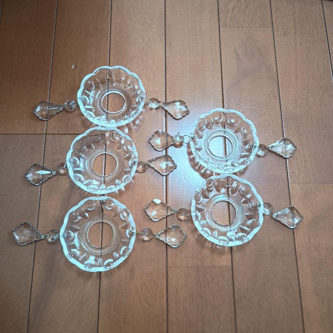 シャンデリア 5灯 ゴールド　LED電球付