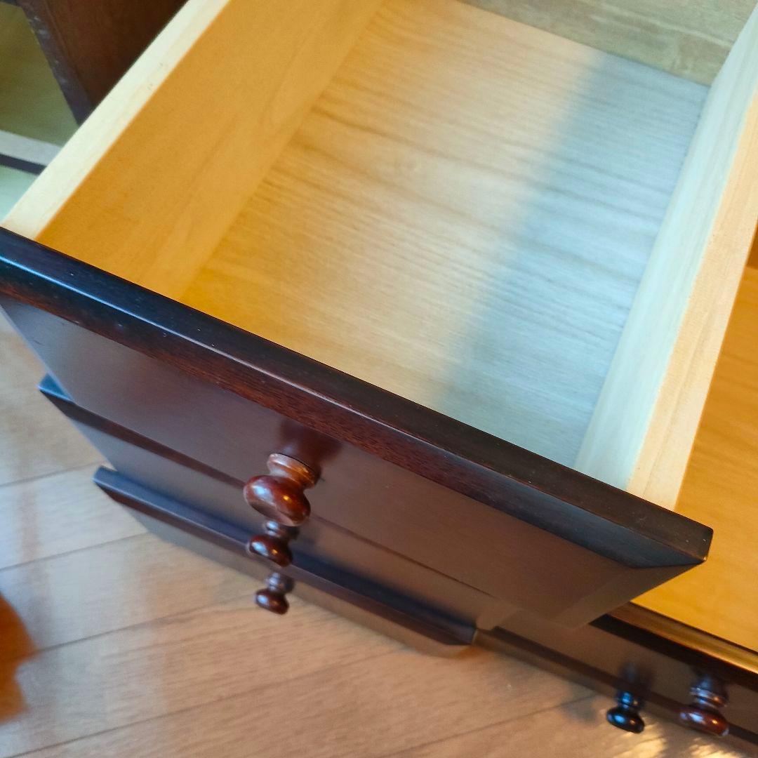 5段チェスト　日本民芸　高級感 幅31奥行き42高さ86センチ　レトロ　昭和