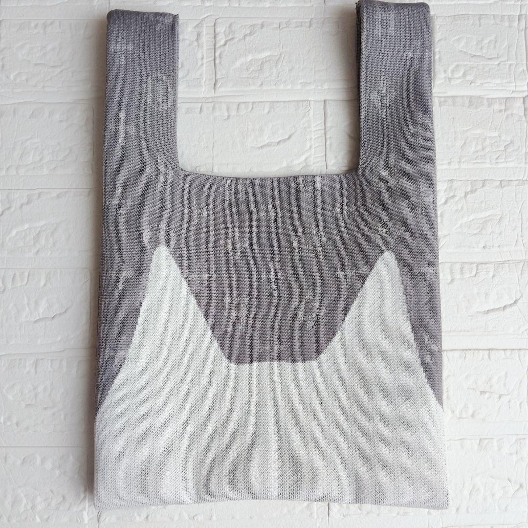 EDYHバッグ Edyh’s ニットバッグ グレー 白 HYDE 黒ミサ 黑ミサ