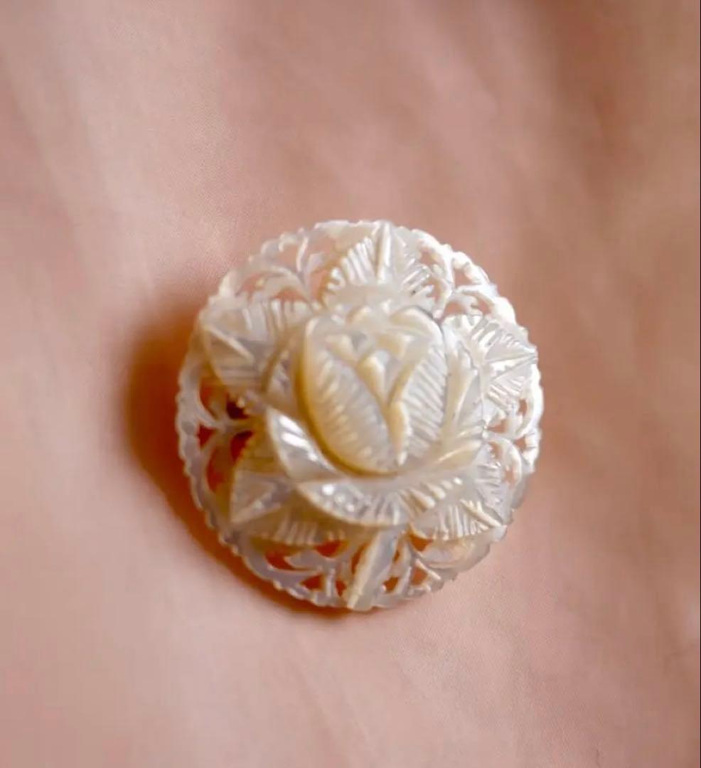 ベツレヘムパール ブローチ