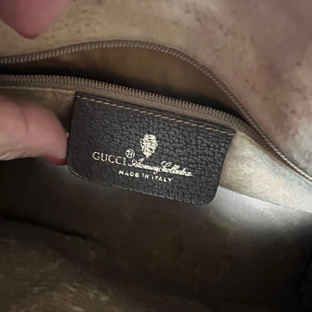 オールドグッチ　Gucci ヴィンテージ　GG ボストンバッグ　ハンドバック