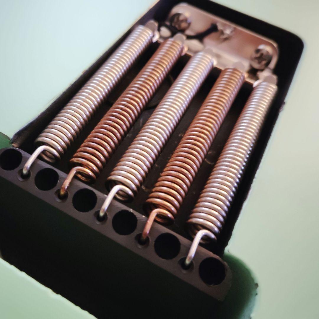 新品 個人製作 ストラトタイプ 木製PG サーフグリーン エレキギター