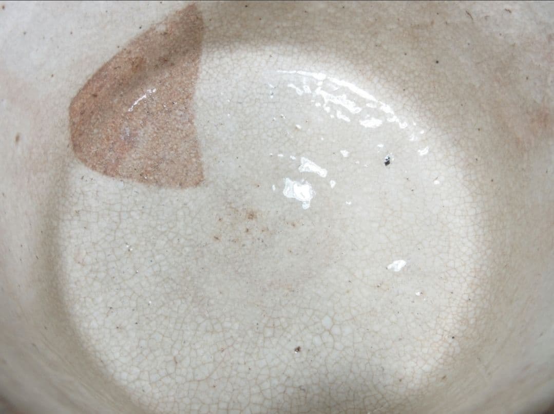 真作保証 12代 田原陶兵衛 自作 萩灰被り茶碗 コレクター放出品 山口県