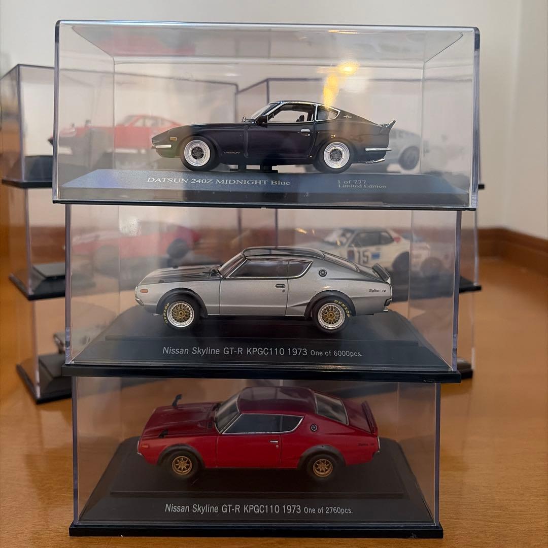 1/43 ミニカー 9台セット フェアレディZ スカイライン ダットサン